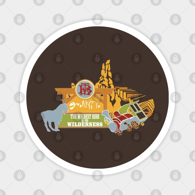 The Wildest Ride in the Wilderness Magnet by SurefootDesigns